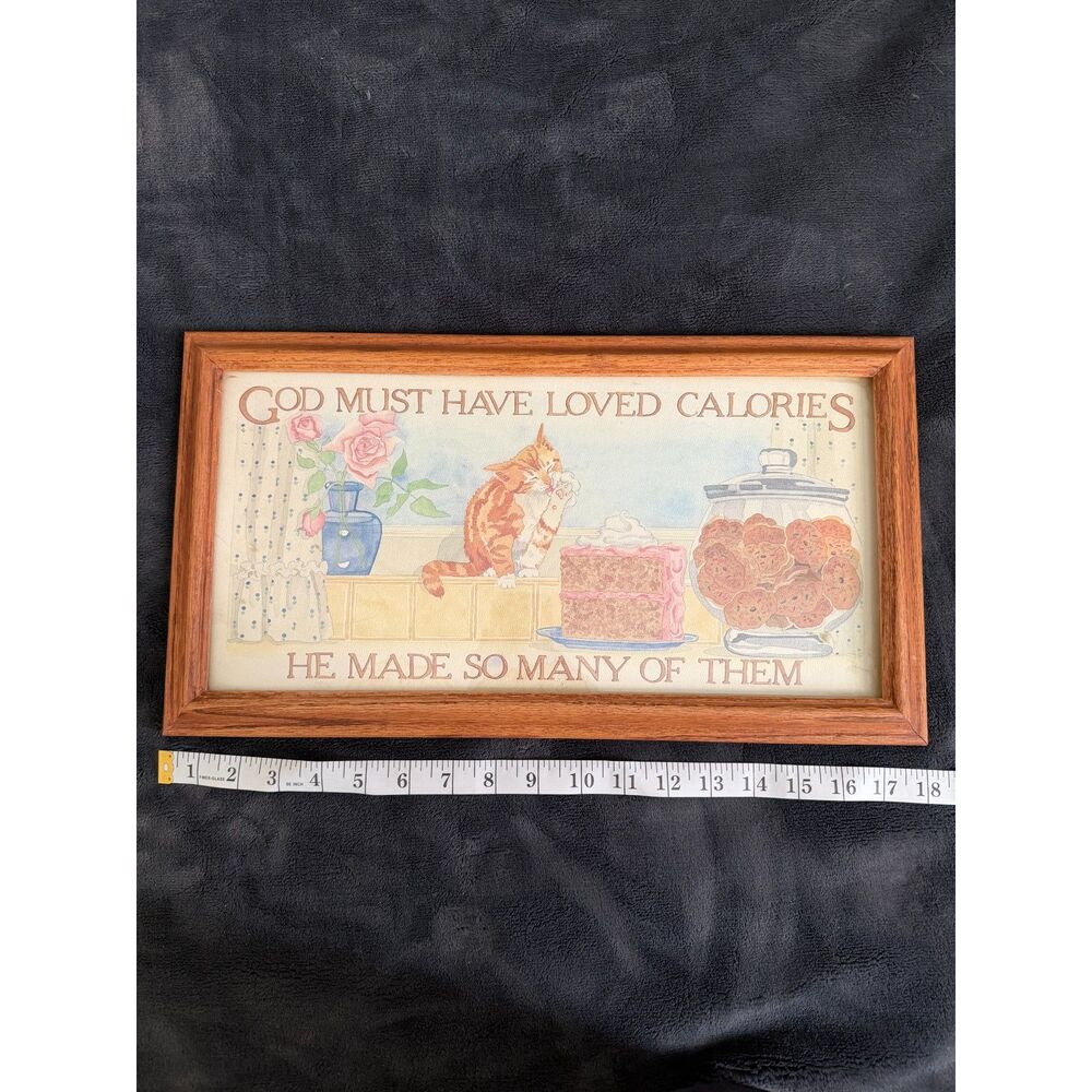 Vintage Grandmacore Cat Decor